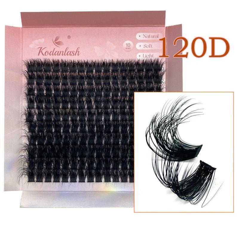 Fluffy False Eyelashes, 1 Box 10-18mm Natural Look Eyelash Extensions, Self Grafting Curl Eyelashes, Eyelash Extensions Kit, Eye Makeup Enhancement for Women & Girls, Christmas Gift