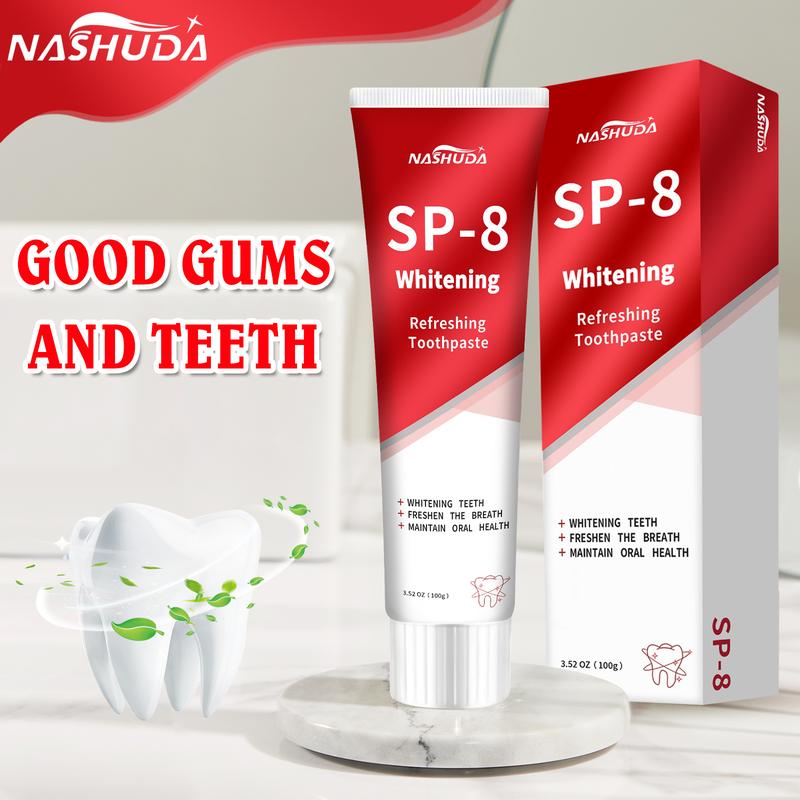 SP-8 Toothpaste - Oral Health Management, Fresh Breath Gentle Aloe Daily Herbal Fresh Breath whitening  toothpaste Probiotic Soothing