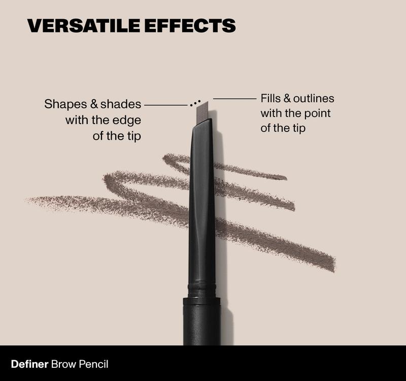 Morphe Definer Eyebrow Pencil Dual-Ended Brow Pencil & Spoolie