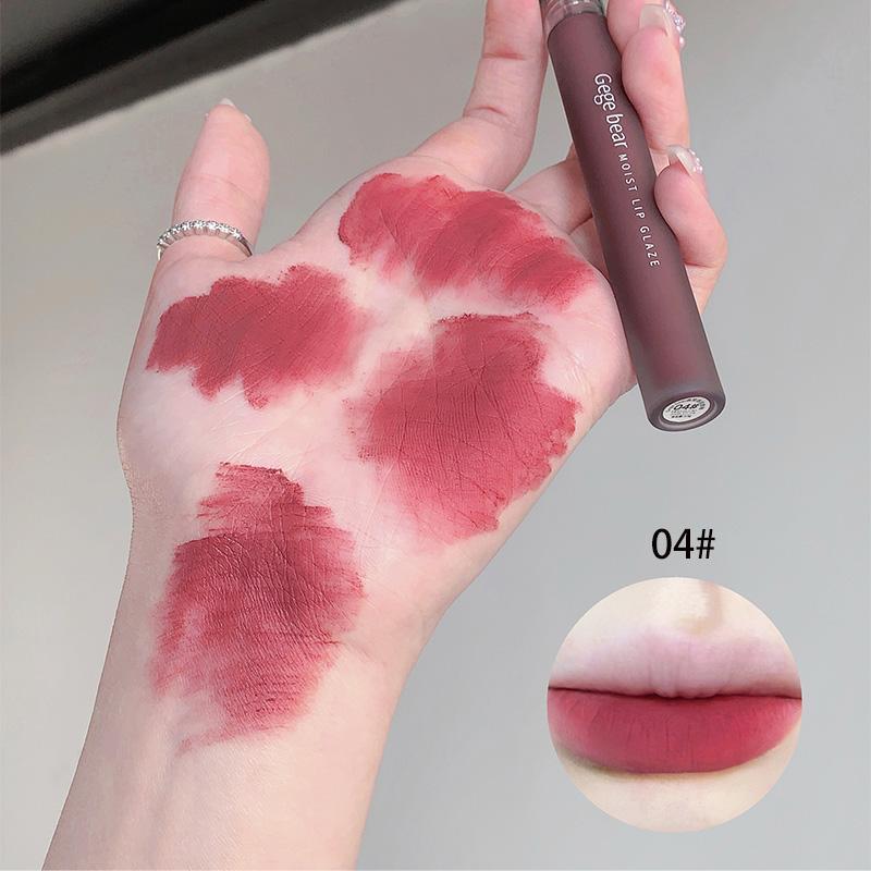 Matte Lip Gloss, Summer Easy Coloring Lip Sticks, Moisturizing Matte Lipstick, Suitable for All Occasions Lip Makeup, Girls and Women Makeup Accessories