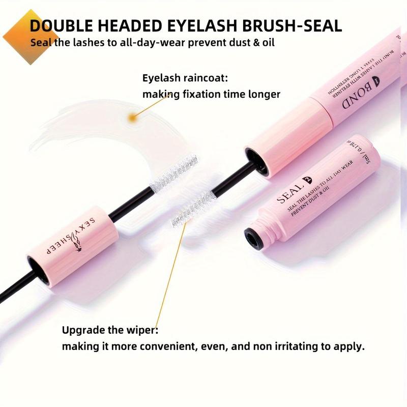 Mixed Styles Individual Eyelash Clusters False Eyelashes, 1 Set Including 400pcs box Natural Curl Eyelashes & Glue & Remover & Tweezers, Eye Makeup Enhancement False Eyelashes for Women & Girls, Fall Gift, Christmas Gift