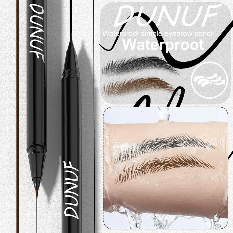 Long Lasting Waterproof Eyebrow Pencil, 1 Box Durable Sweat Proof Eyebrow Pen, Natural Eye Brow Makeup Tool for Women, Makeup Products, Christmas Gift