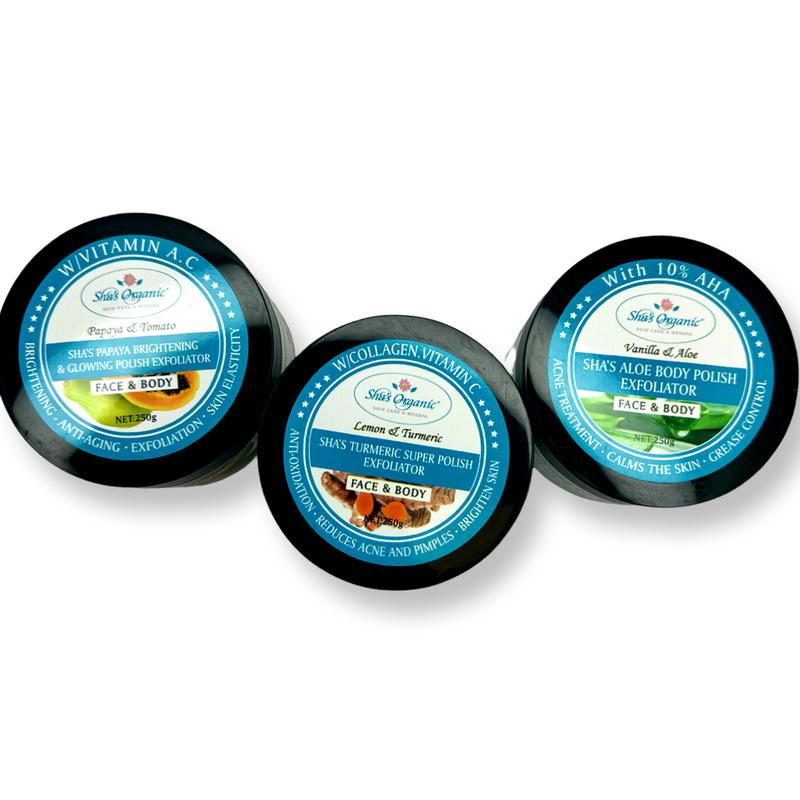 Exclusive Brightening Body Polish Scrub Bundle Set