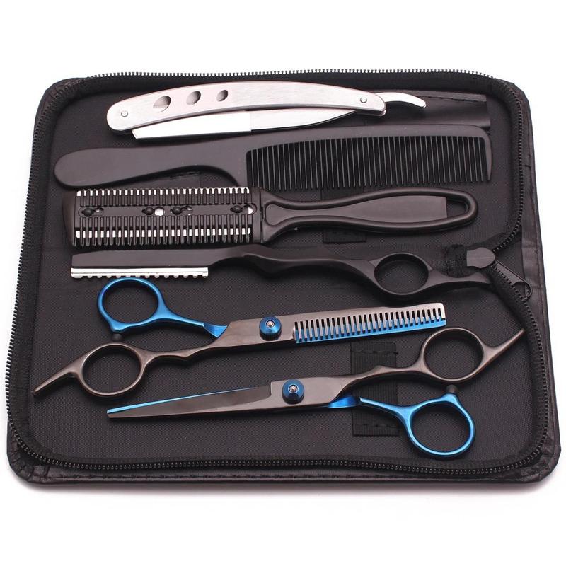 Hair Cutting Tool Set, Hairdressing Scissors & Hiar Trimmers & Hair Brushes, Salon Beauty Tools, Home Styling Tool, Professional Haircut Shears, Barber Equipment, Barber Supplies, Haircare Products