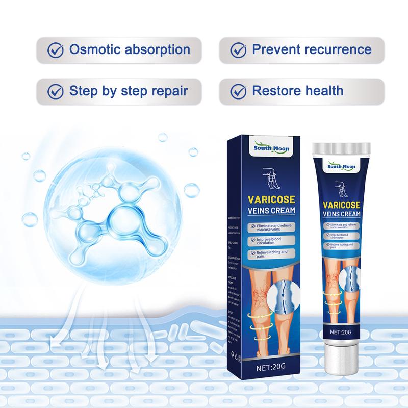 South Moon Vein Massage Varicose Cream Repair earthworm legs to relieve leg blood vessel bulge and varicoidea