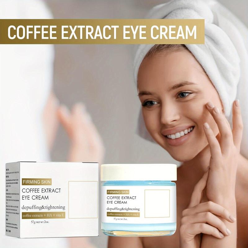 Coffee Extract Eye Cream, Moisturizing & Tightening Eye Cream, Hydrating Eye Care Product for Women & Men Daily Use