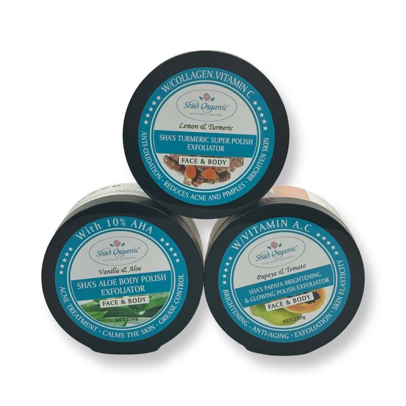 Exclusive Brightening Body Polish Scrub Bundle Set