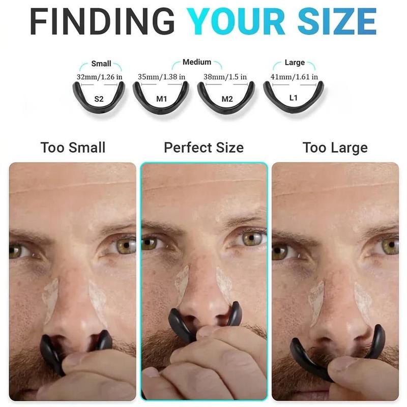 Nasal Breathing Dilator, Nose Breathe Strips, Nose Strips Increase Sports Kit, Breathing Refill Nose Clip, Anti-snoring Nose Clip