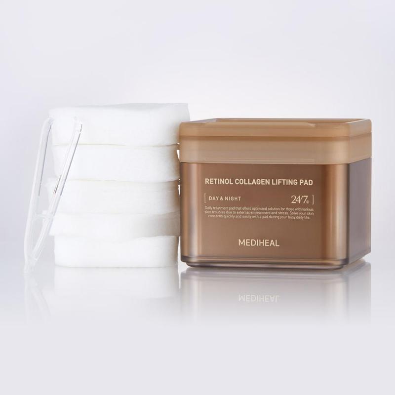 Mediheal Retinol Collagen Lifting Skincare Pad Facial Smoother