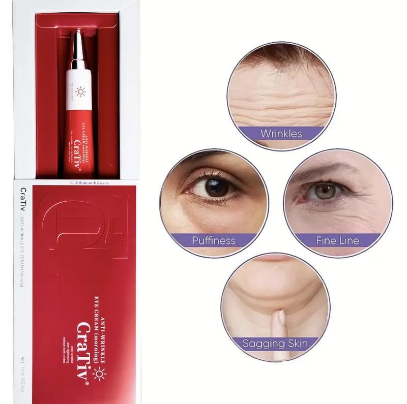 CraTiv Advanced Repair Eye Cream (Morning&Night) Eyes makes skin feel smoother, moisturizes skin for a younger appearanc-15 ml