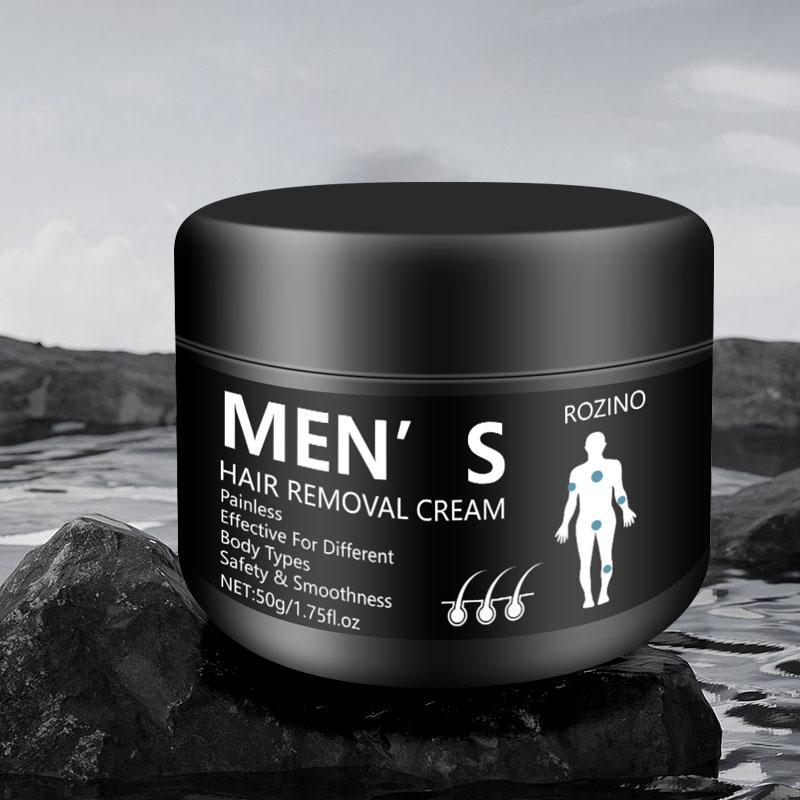 Gentle & Non-irritating Men's Hair Removal Cream, Comfort Facial & Body Hair Removal Cream, Hair Remover, Hair Removal Supplies