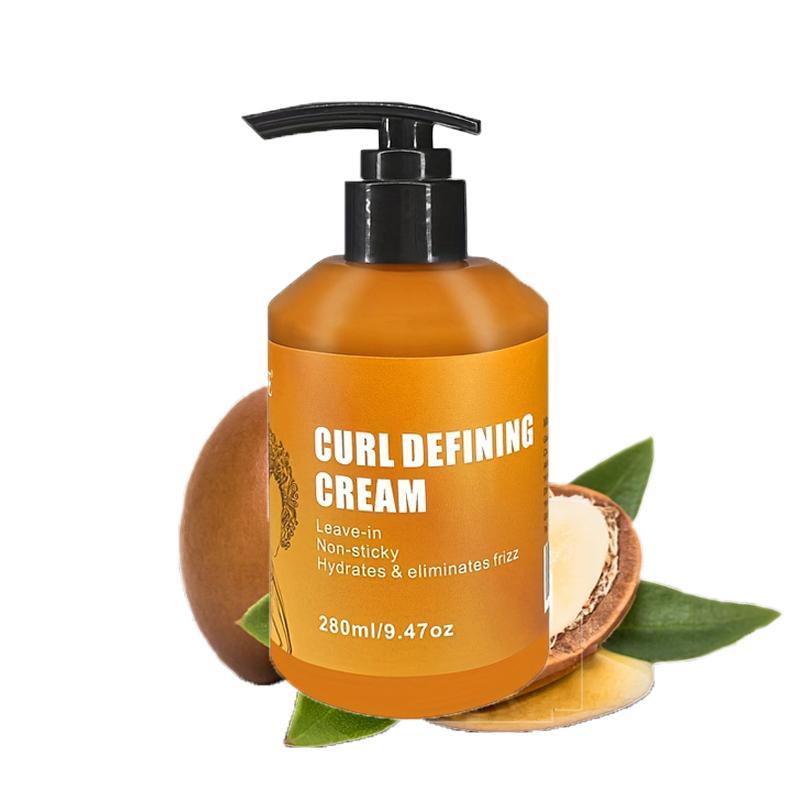 Curl Defining Cream, 1 Count Leave-in Non-stick Hydrates & Eliminates Frizz, Hair-smoothing Cream to Define All Curl Types