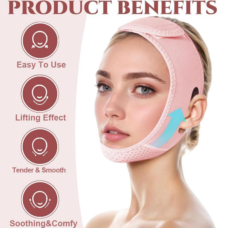 V Line Lifting Mask with Chin Strap for DoubleChin, Face Skincare Lifting Belt for Women,Beauty & Personal Care Product, Skincare ToolsFall Gift