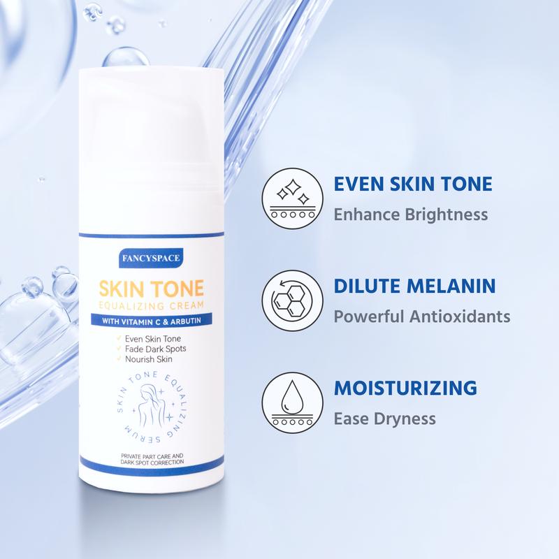 Skin Tone Equalizing Cream with Vitamin C, Dark Spot Remover for Underarms, Knees, Elbows, for Moisturizing Skincare