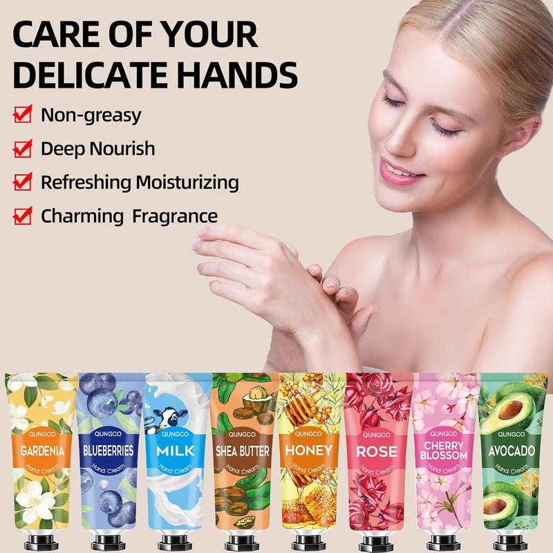 8 Pack Christmas Gifts for Women Hand Cream,Mothers Day Gifts,Teacher Appreciation Gifts,Nurse Week Gifts,Hand Lotion Travel Size in Bulk for Dry Hands,Mini Hand Lotion for Baby Shower Party Gifts