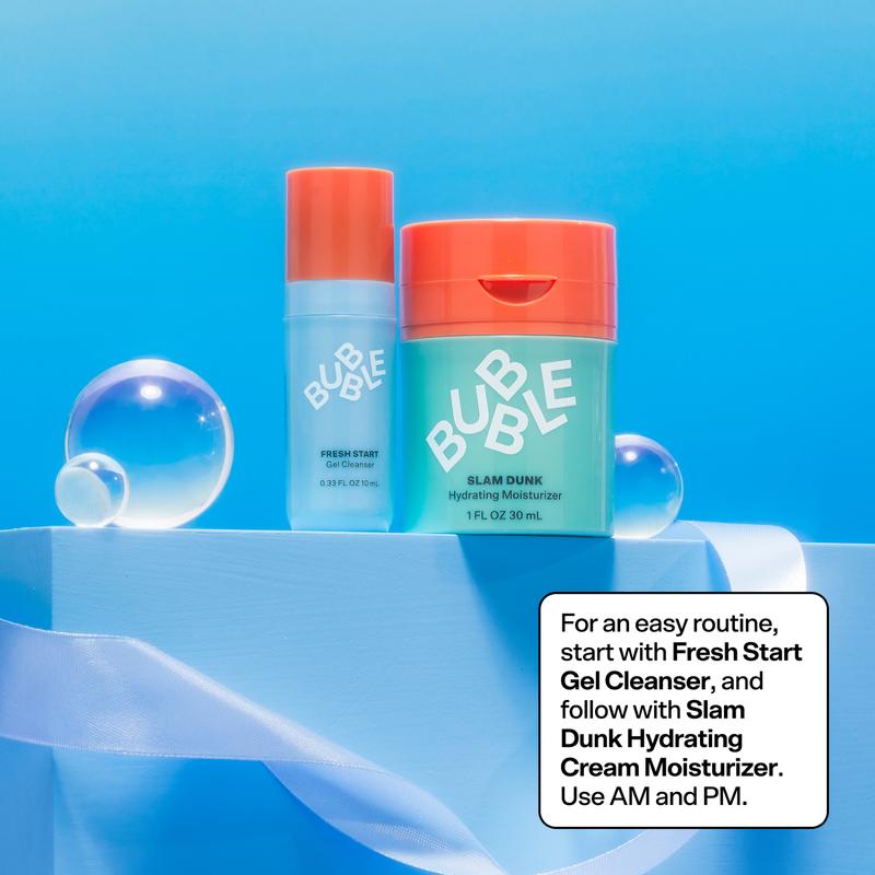 Bubble Skincare Polar Pair Holiday Gift Set, 2 Piece with Fresh Start 10ml and Slam Dunk 10ml, For All Skin Types