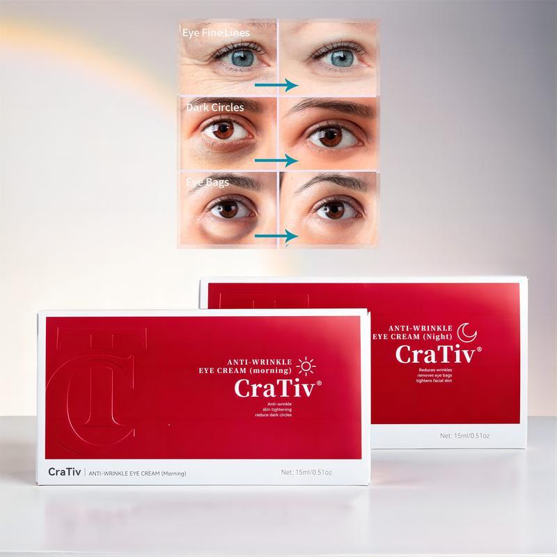 CraTiv Advanced Repair Eye Cream (Morning&Night) Eyes makes skin feel smoother, moisturizes skin for a younger appearanc-15 ml