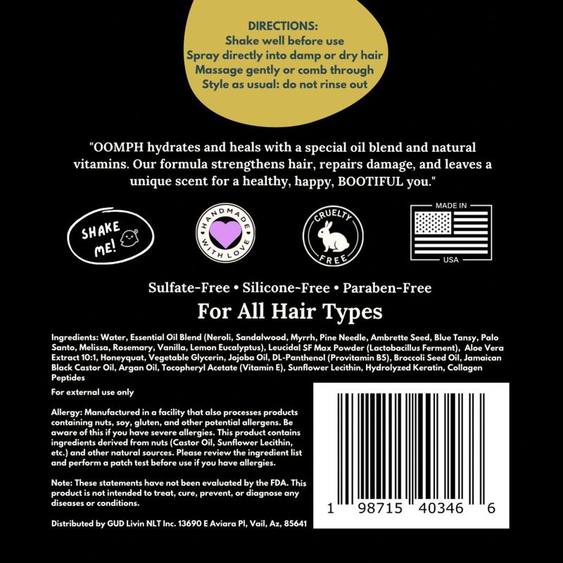 OOMPH Hair Revitalizer Spray for Enhanced Haircare