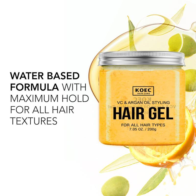 Plant Extract Hair Gel, Moisturizing Hair Styling Gel, Hair Styling Product For Women & Men, Professional Hair Care Product