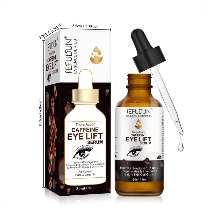 Coffee Eye Serum, Moisturizing Eye Serum, Eye Care Product for Women & Men, Suitable for People Who Stay Up Late