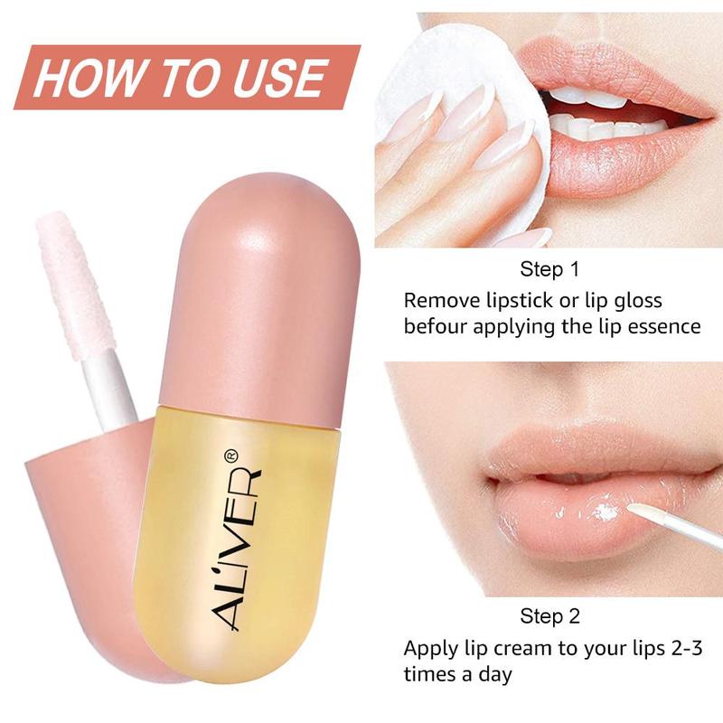 Lip Plumper, Long-lasting Moisturizing & Nourishing Lip Care Essence, Compact and Portable Lip Care Product for Women & Girls