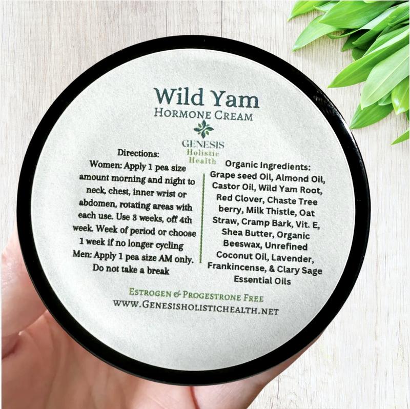 Genesis Wild Yam Cream - Original - 4 oz Wild Yam