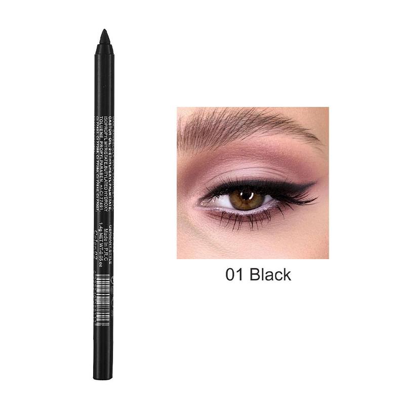 Long-Lasting Waterproof Eyeliner Pencil, Sweat Proof Fine Tip Eyeliner Pens, Quick Drying Eyeliner Pen with Precise Flexible Tip and Comfortable Grip