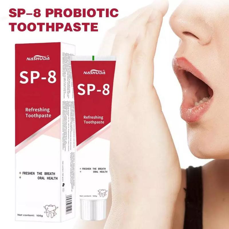 SP-8 ProbioticWhitening Toothpaste, Free of Fluoride,Hydroxyapatite, Anti plaque, Oral HealthManagement sp-8