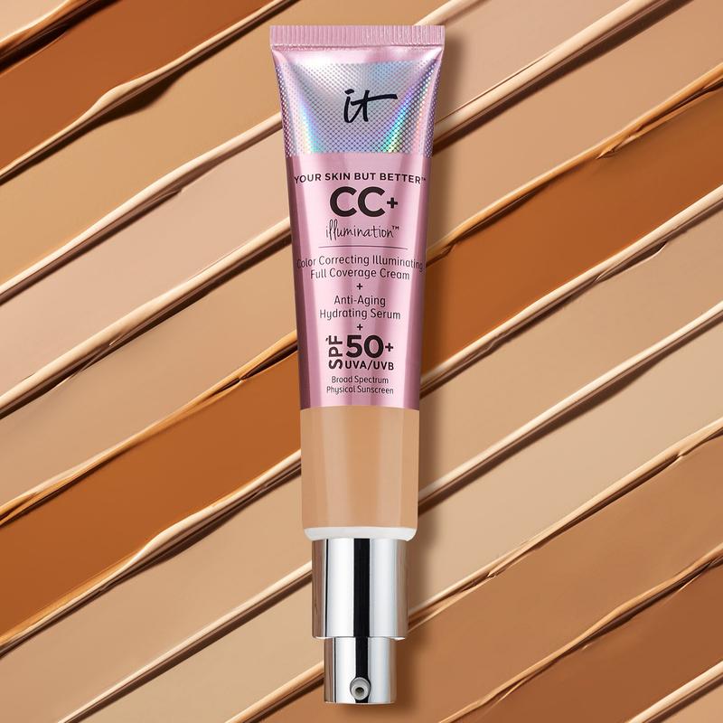 IT Cosmetics CC+ Cream Illumination SPF50 w  Luxe Brush