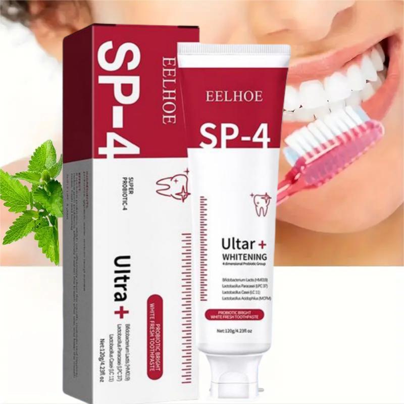 EELHOE SP-4 Toothpaste Oral HealthManagement,Probiotic WhiteningToothpaste, Removes Stains,FreshBreath,Preventing cavities