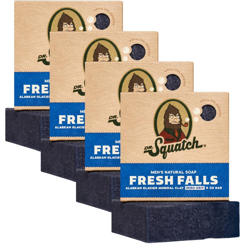 Dr. Squatch - Fresh Falls 4-Pack Bar Soap