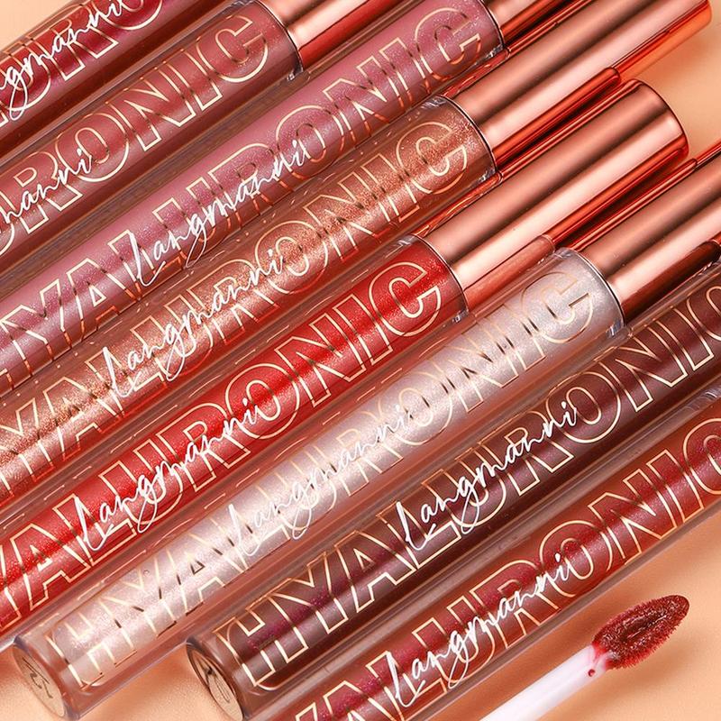 Long Lasting Glitter Lip Gloss, 2 Counts Shimmer Lip Glaze Stick Set, Tinted Moisturizing Liquid Lip Balm, Glossy Lip Glaze, Plumping Lipstick for Summer Gift