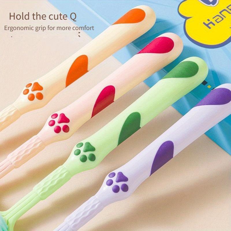 Three-sided Soft Toothbrushes, Colorful Tooth Cleaning Toothbrush, Deep Cleaning Toothbrush for Students, Dormitory, Travel