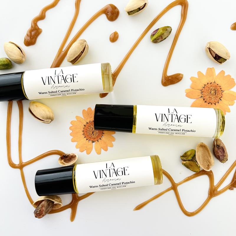 Warm Caramel Pistachio Body Oil Roller