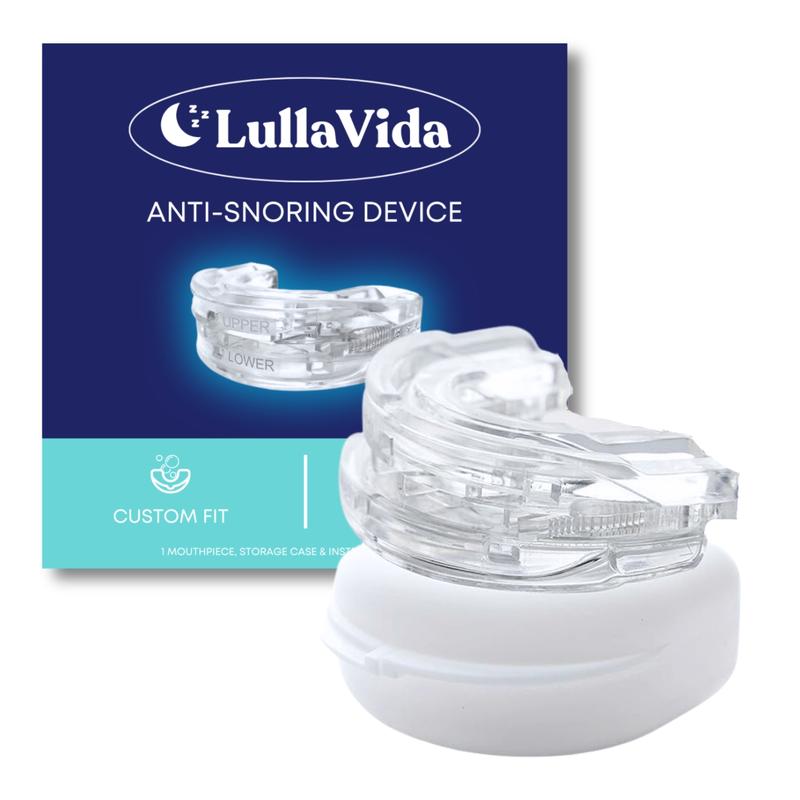 Lullavida Anti Snore Device - Anti Snoring Mouthpiece Product For Men - Adjustable Anti Snoring Device For Women