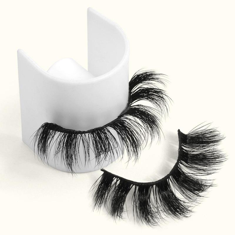 Summer Fluffy False Eyelash Extensions, 20 Pairs Wispy Faux Cluster Lashes for Lash Extensions, Lightweight Natural Curling Eye Makeup Strip Lashes, Lashes Extension Kit