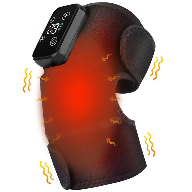 Heated Knee Massager for Christmas Gift, Cordless Knee Massager with Heat and Vibration, Heating Pads for Knee Shoulder Elbow Stress Relief