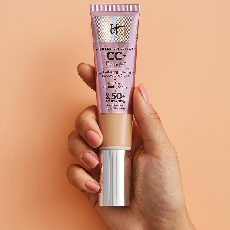 IT Cosmetics CC+ Cream Illumination SPF50 w  Luxe Brush