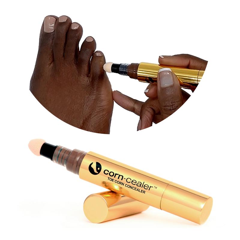 CORN-CEALER Is A Toe Makeup That Instantly Hides Toe Corns | Water Resistant | Foot Care | Body Makeup | Scar Makeup | Tattoo Cover up | Lightweight