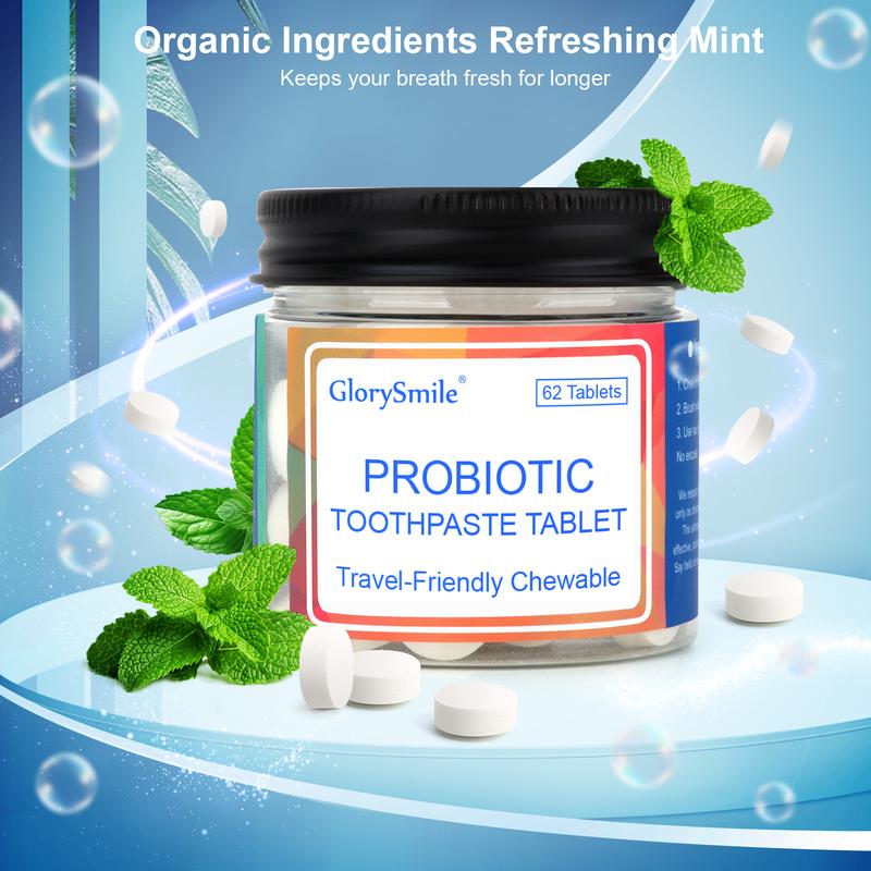 Probiotic Toothpaste Tablet mouth wash on the go dental health and care