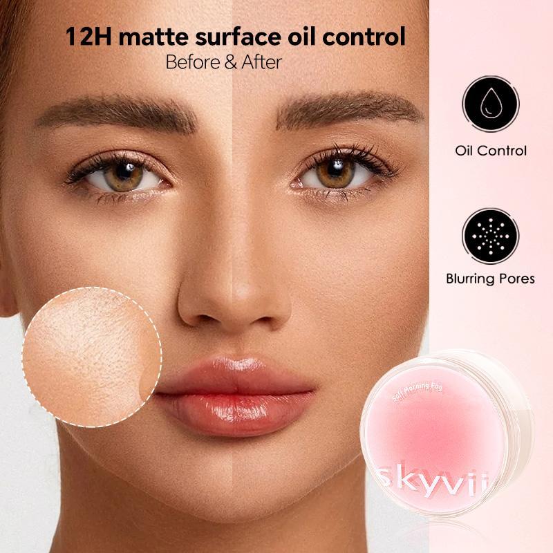 Long-lasting Matte Powder, 2pcs set Oil Control Pressed Powder, Smooths Skin & Completes Makeup, Suitable for All Skins, Makeup Accessories, Cosmetics, Smudge-proof Powder