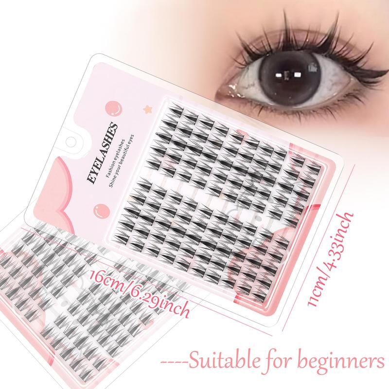 Natural Look Eyelash Extensions, 1 Box Individual False Eyelashes, DIY Self Grafting Curl Eyelashes, Eye Makeup Enhancement False Eyelashes for Women & Girls