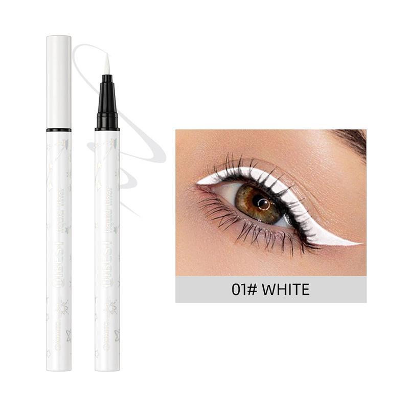 Waterproof Color Liquid Eyeliner, 6 Counts set Long Lasting Eyeliner Pen, Quick Drying Eyeliner Pen, Professional Daily Makeup Accessories