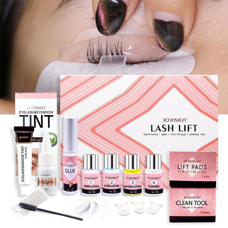 Lash Lift Kit, 1 Set Eyelash Perming & Dyeing Kit, Eyelash Perming & Dyeing Kit, Waterproof Eyelash Perming & Dyeing Kit, Summer Makeup, Fall, Men Gifts