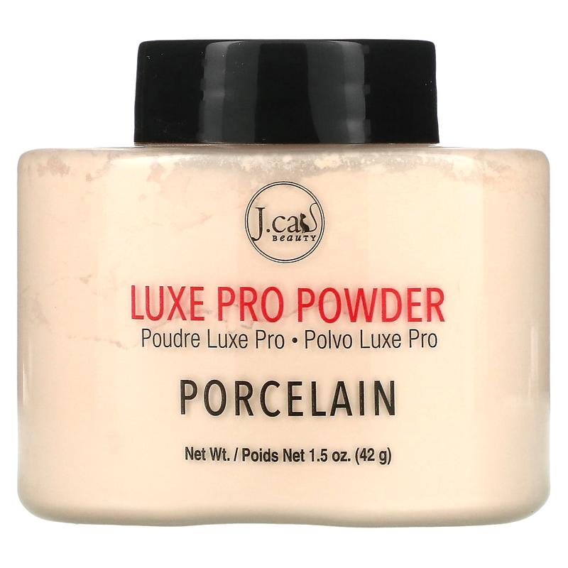 J.Cat Beauty Luxe Pro Powder,  LPP103 Porcelain, 1.5 oz (42 g)