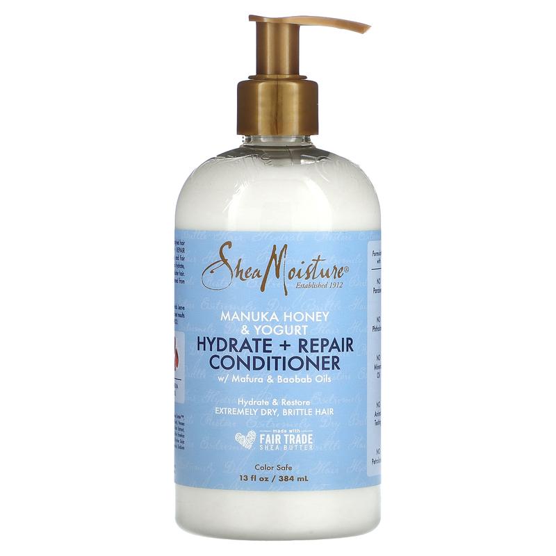 SheaMoisture Manuka Honey & Yogurt, Hydrate + Repair Conditioner, 13 fl oz (384 ml)