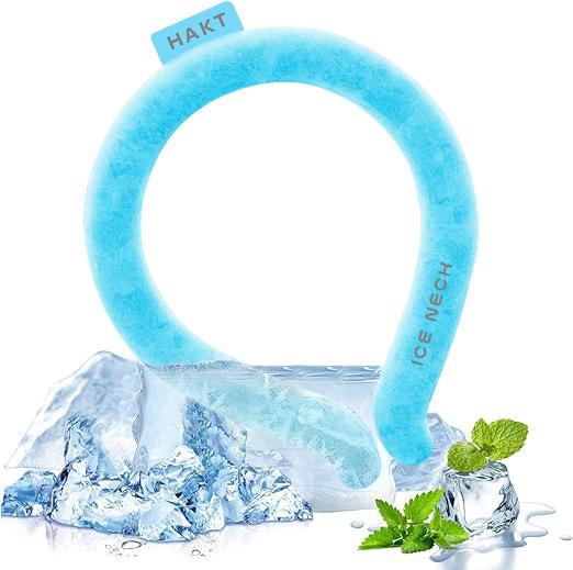 Ice Neck Summer Cooling Ring, Stretchable & Elastic Ice Neck Cooling Ring for Outdoor Work, Farm, Hiking, Camping, Gardening and Travel, Blue, White, Rose Red Cooling Neck Ring for Men and Women, Student, Back to School Gifts