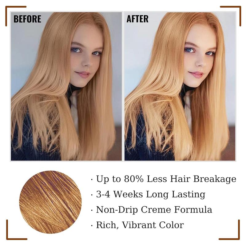 Instant Blonde and Brown Hair Dye Shampoo for Women and Men - Instant Color, Long-Lasting, Easy to Use for All Hair Types,Haircare