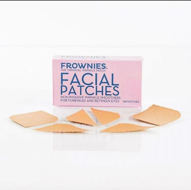 Frownies Facial Wrinkle Strips for wrinkles around the eyes and mouth - Hypoallergenic Facial - soften crow's feet and laugh lines - 144 Strips