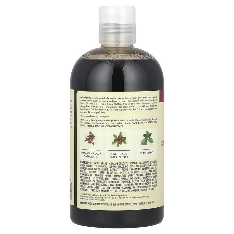 Shea Moisture Jamaican Black Castor Oil Shampoo, 13 fl oz (384 ml)